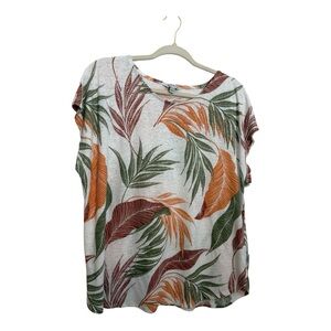Orvis Women's Linen Blend Short Sleeve Top XXL